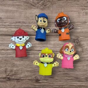 Paw Patrol Finger Puppet Cake Toppers Set Of 5 By Ginsey  toys  action figures